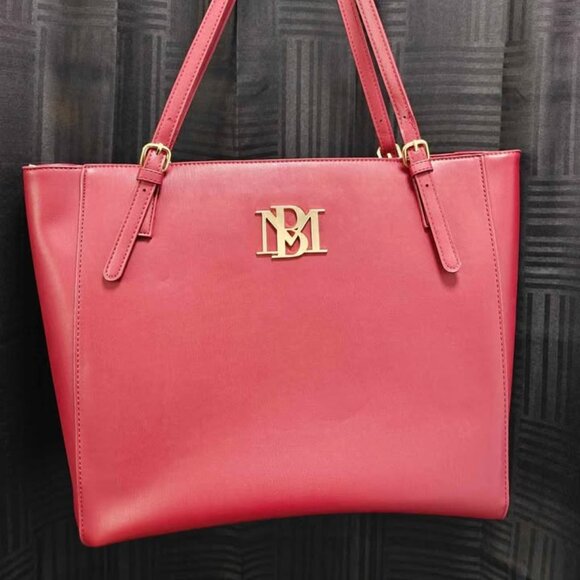 Badgley Mischka XL Tote *New With Tags* - Red Wine/Brick - Picture 1 of 4